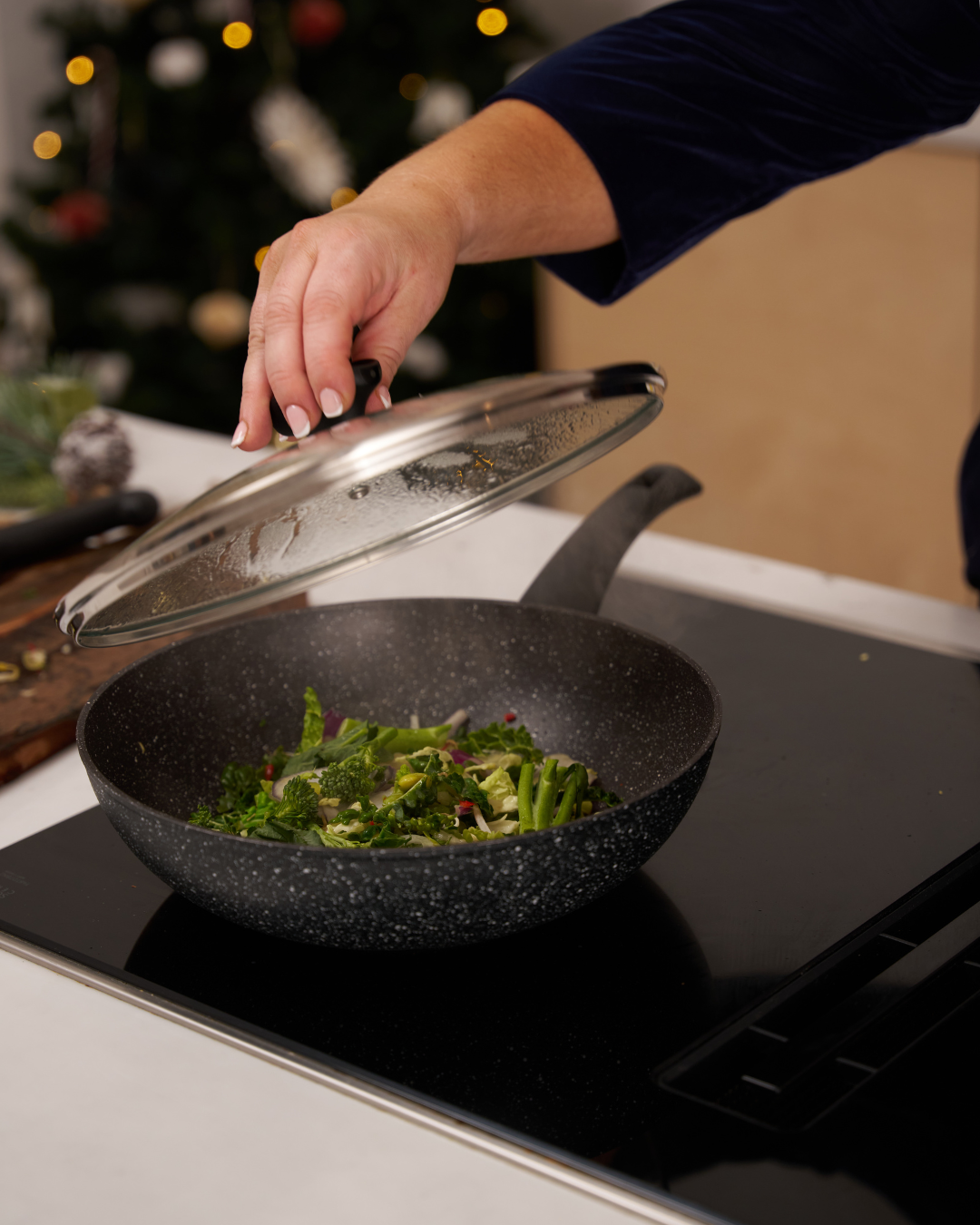 Glass Lid for 28cm Wok & Frying Pan