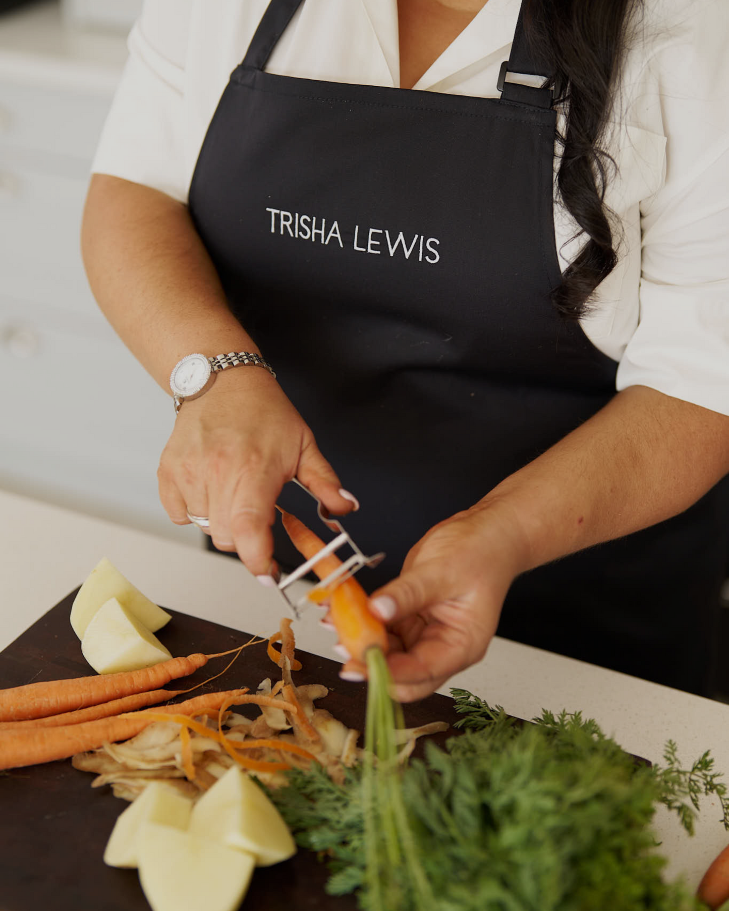 Black Sharp By Trisha Lewis Apron