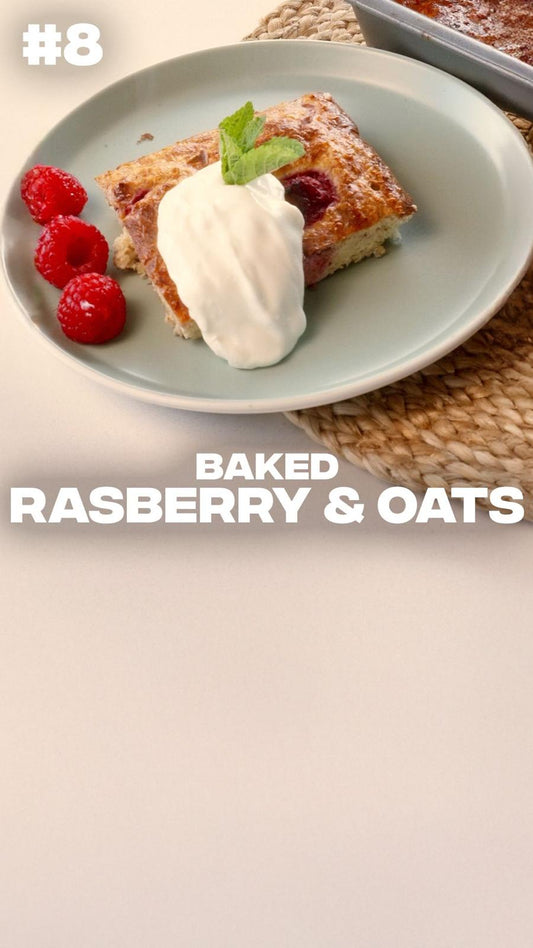 Baked Raspberry Oats
