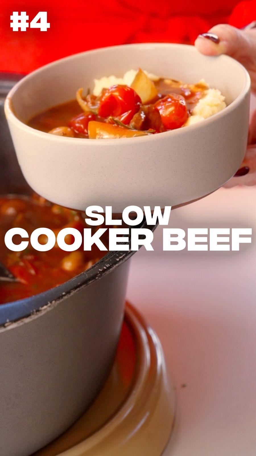 Slow cooker beef stew