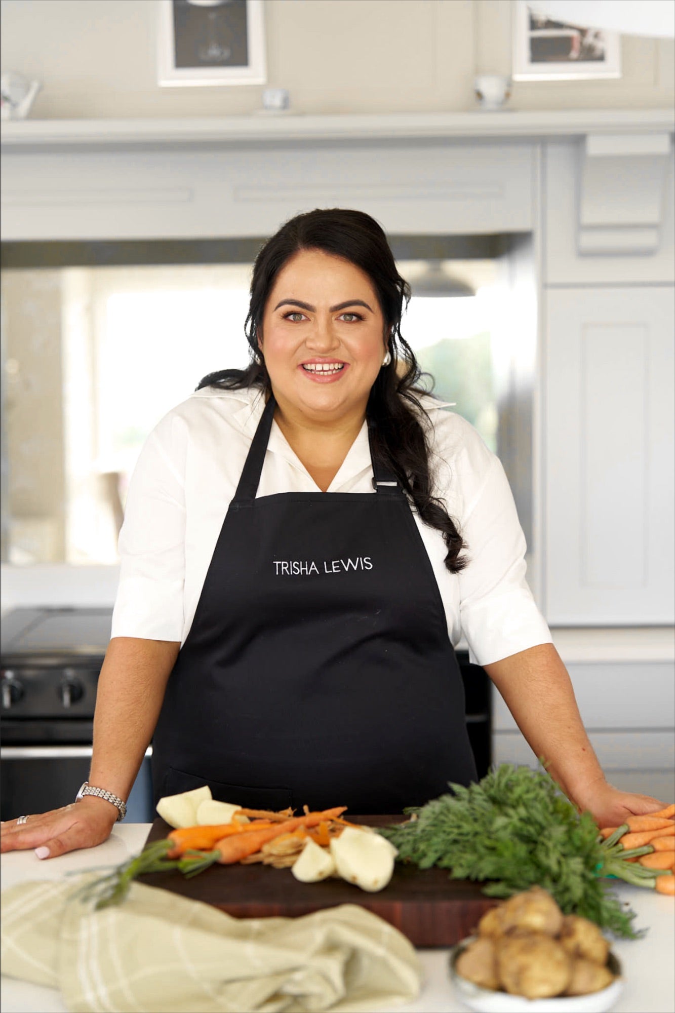 Black Sharp By Trisha Lewis Apron